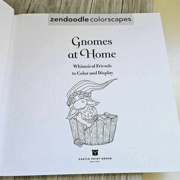 Zendoodle Colorscapes Gnomes at Home & Studio C 15 Colored Gel Pens Set - Picture 4 of 16